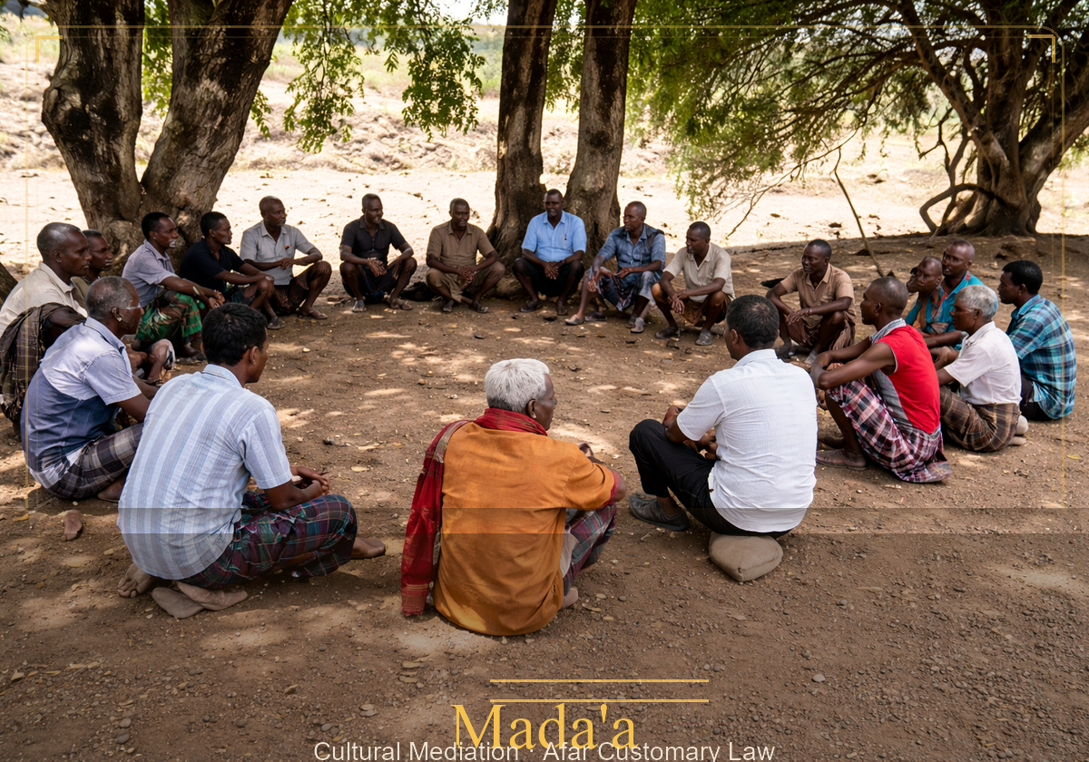 Afar Elders ' Mada'a Cultural Mediation Under the Traditional Tree